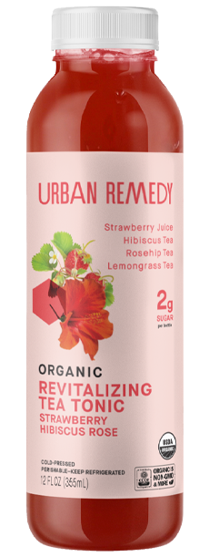 Revitalizing Tea Tonic Strawberry Hibiscus Rose